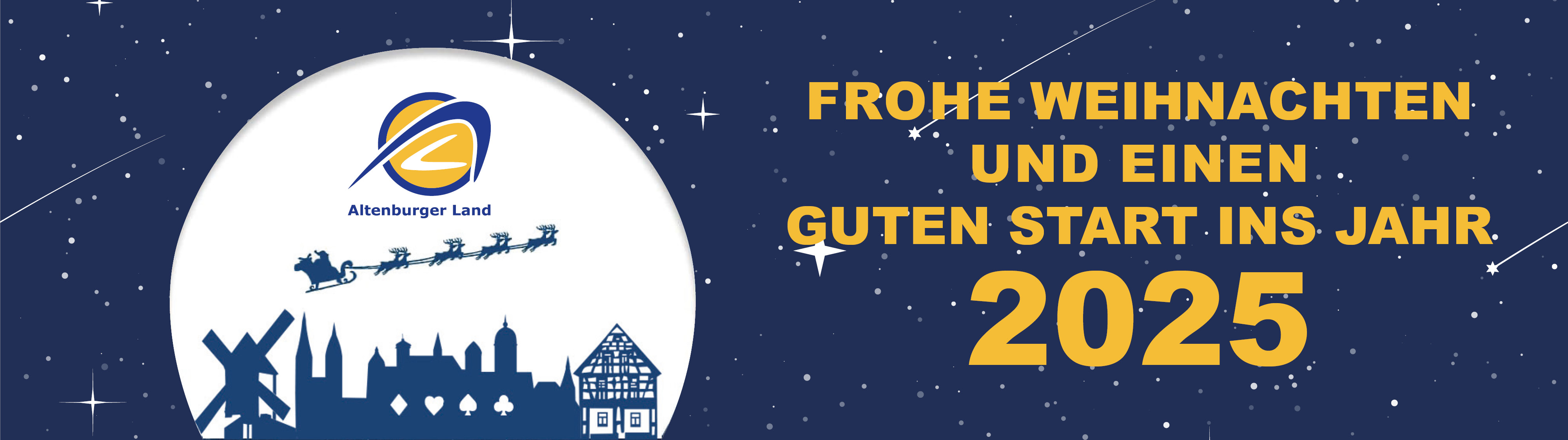 Bühnenbild Weihnachten 2024