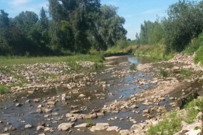 Wasserstand der Pleiße
