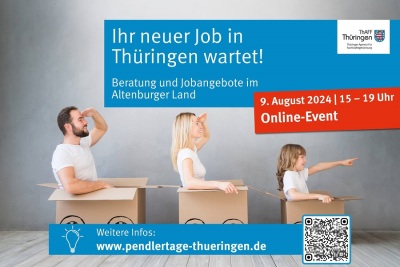 Ihr neuer Job im Altenburger Land wartet! Pendler- und Rückkehrertag