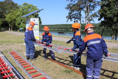 Feuerwehrnachwuchs wetteifert in Pahna um den Kreispokal
