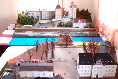 Modelle der Stadt Gößnitz in der Heimatstube Gößnitz