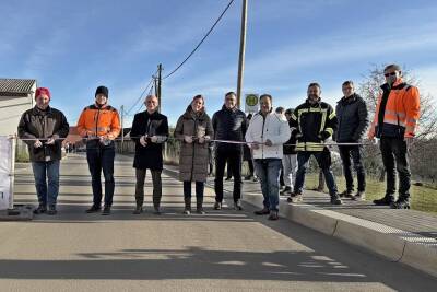 Verkehrsfreigabe der Kreisstraße  512 in Bornshain