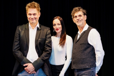 Kabarett Distel: v. l. n. r. Jens Neutag, Katharina Martin, Axel Pätz