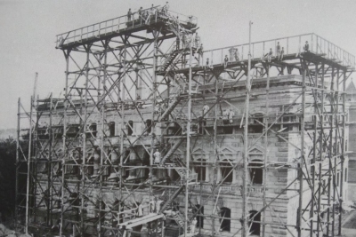 Rohbau des heutigen Landratsamtes Altenburger Land