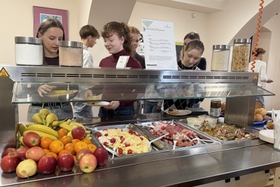 Gewinnerfrühstück Anfang Dezember im Friedrichgymnasium.