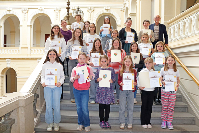 Gruppenfoto Literaturwettbewerb 2026