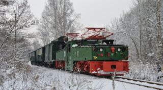 Kohlebahn Meuselwitz im Winter 