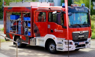 Schmitz Feuerwehrtechnik präsentierte ein Feuerwehrfahrzeug