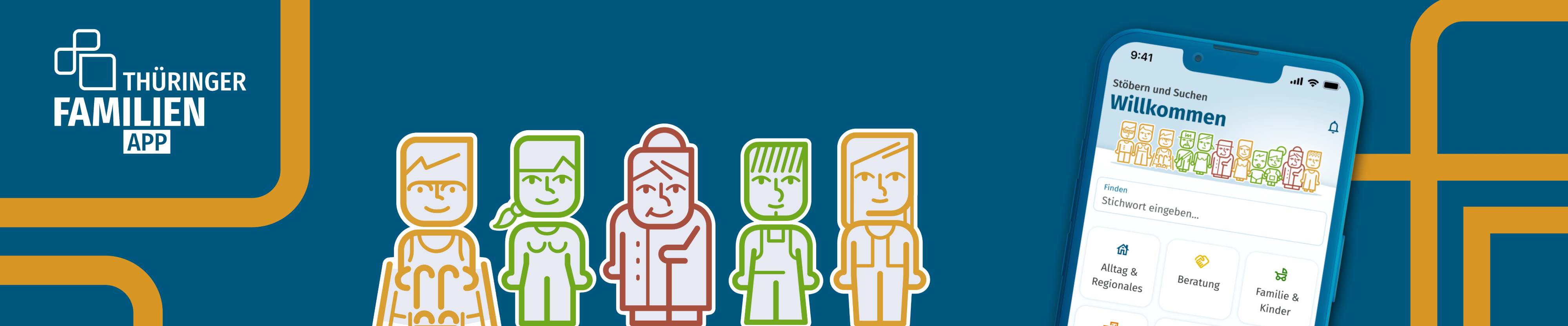 Banner Thüringer Familien-App | © TMSGAF
